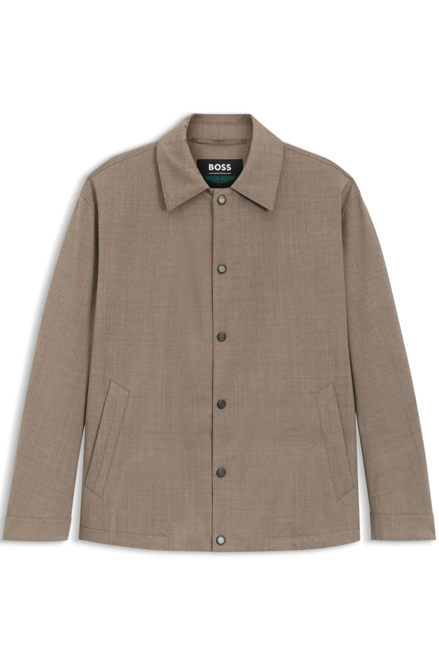 BOSS x ASTON MARTIN Jacke aus Woll-Mix