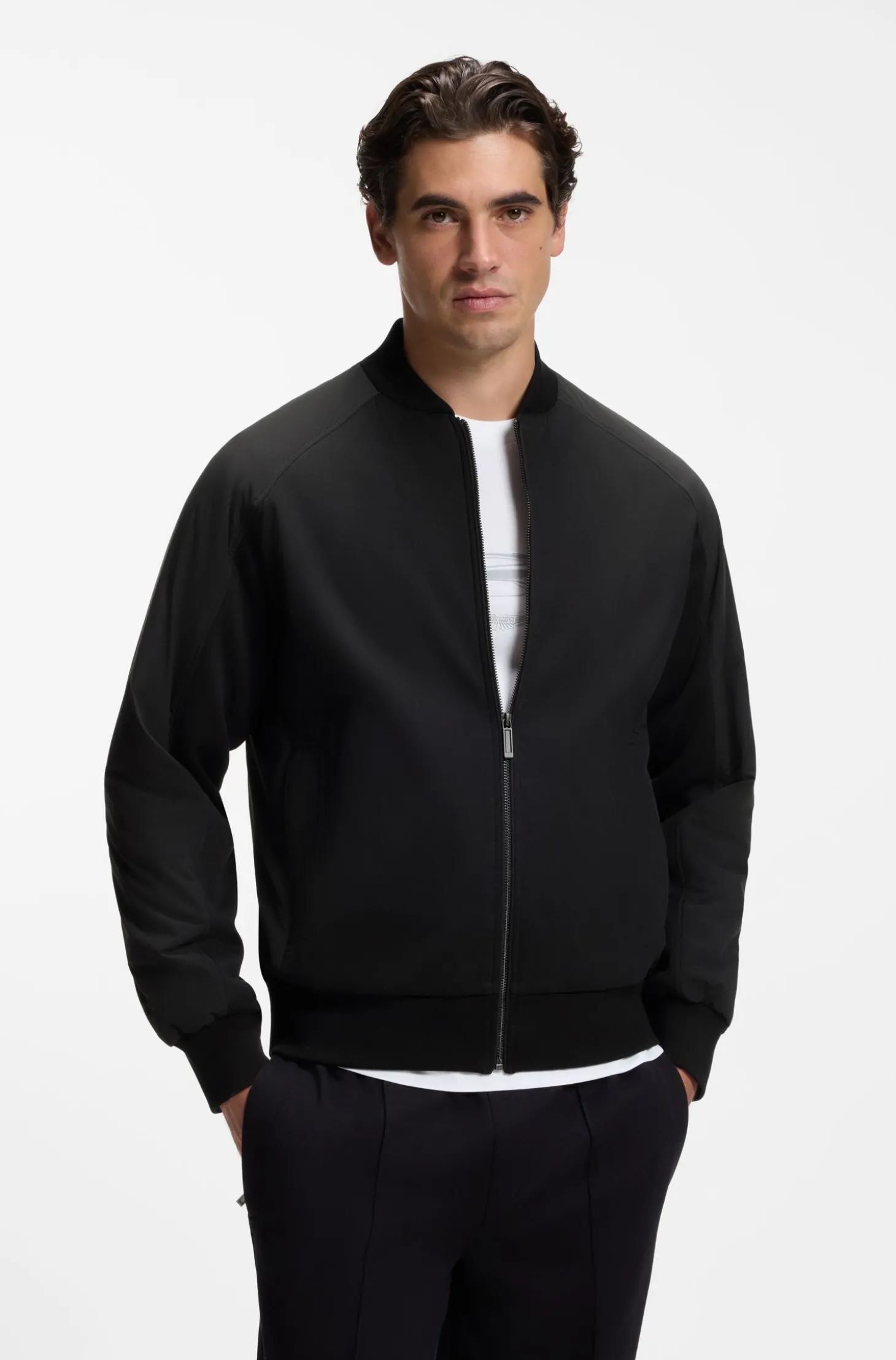 BOSS x ASTON MARTIN Jacke im Bomber-Stil