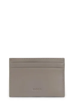 BOSS x ASTON MARTIN Kartenetui aus Leder mit Flügel-Detail