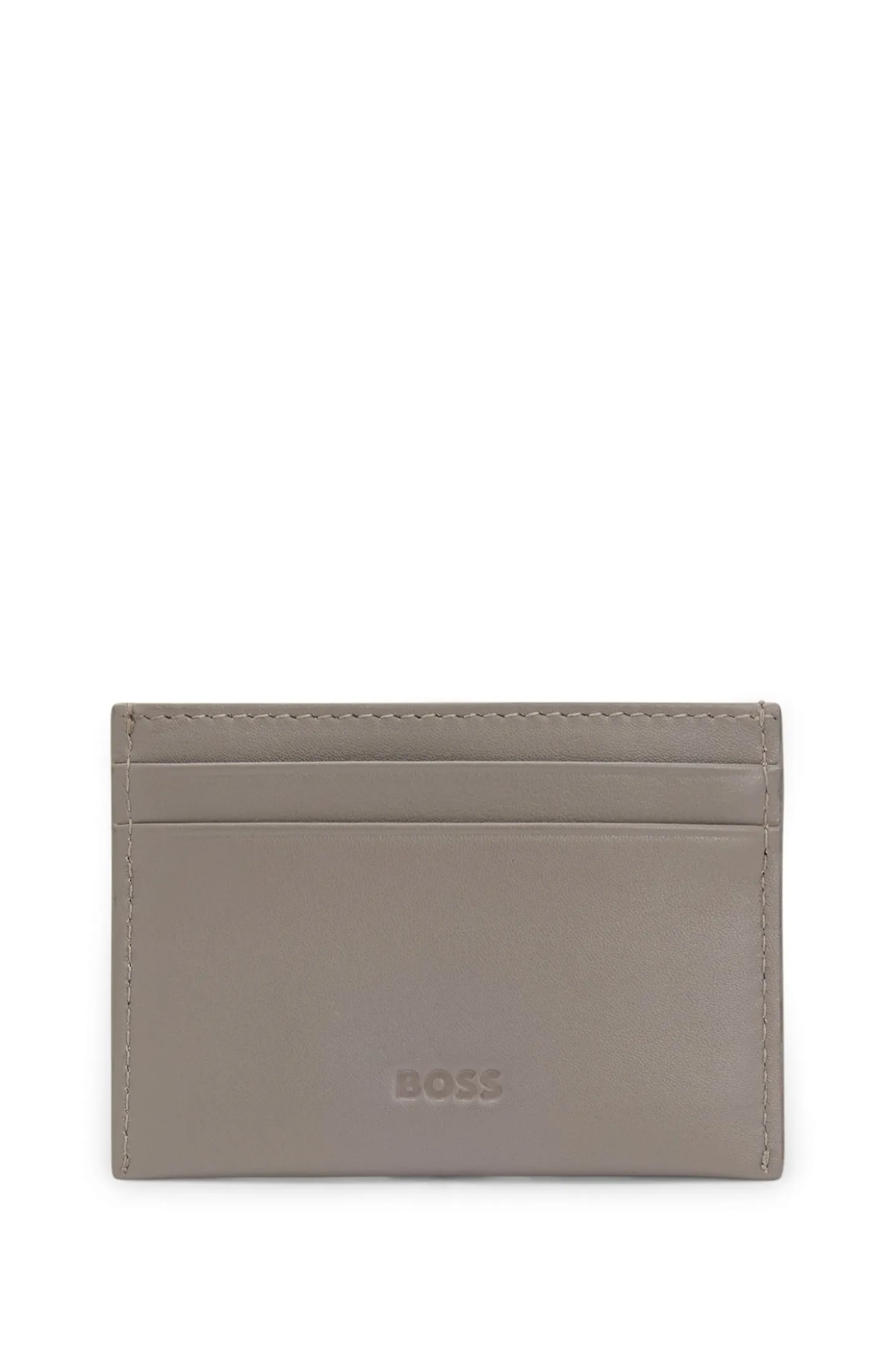 BOSS x ASTON MARTIN Kartenetui aus Leder mit Flügel-Detail