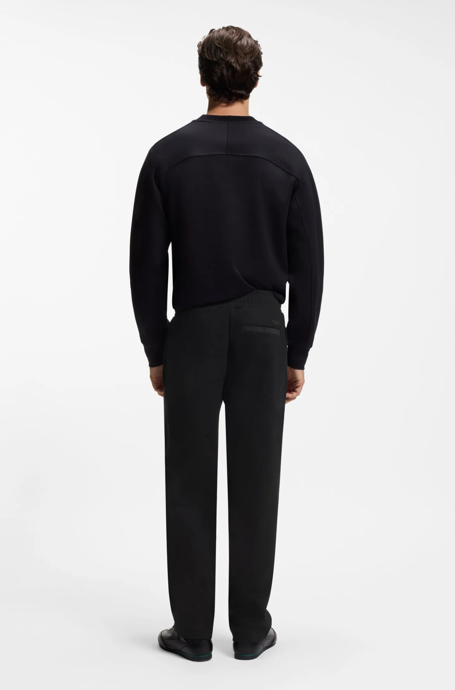 BOSS x ASTON MARTIN Modern-Fit Hose aus Baumwolle
