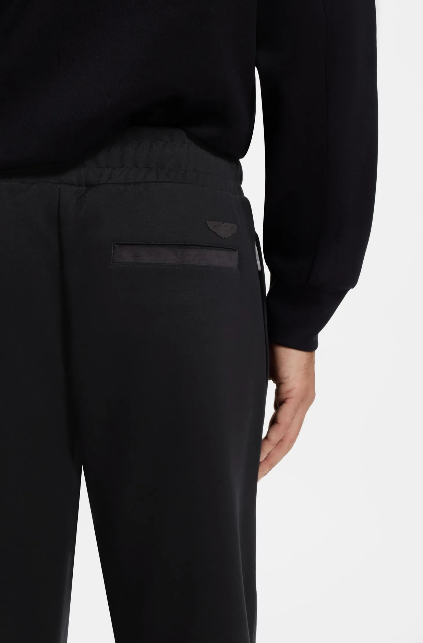 BOSS x ASTON MARTIN Modern-Fit Hose aus Baumwolle