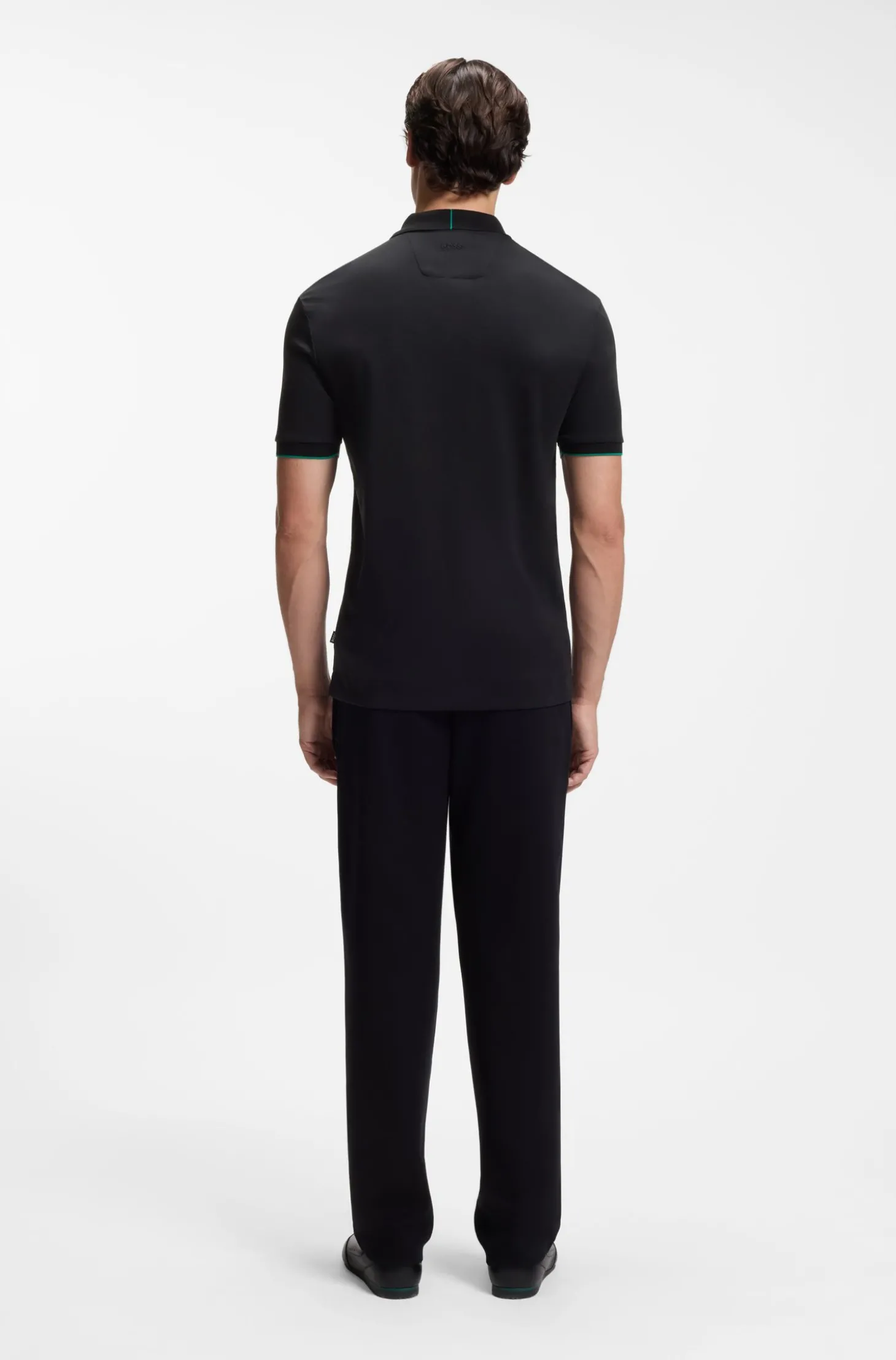 BOSS x ASTON MARTIN Poloshirt aus merzerisierter Baumwolle