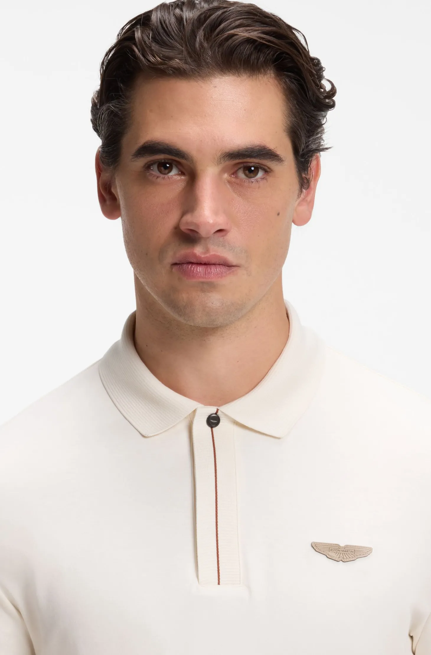 BOSS x ASTON MARTIN Poloshirt aus merzerisierter Baumwolle