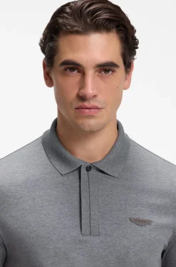 BOSS x ASTON MARTIN Poloshirt aus merzerisierter Baumwolle