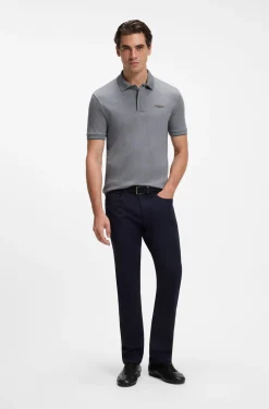 BOSS x ASTON MARTIN Poloshirt aus merzerisierter Baumwolle