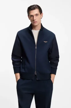 BOSS x ASTON MARTIN Sweatshirt mit Flügel-Detail