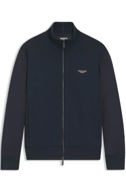 BOSS x ASTON MARTIN Sweatshirt mit Flügel-Detail
