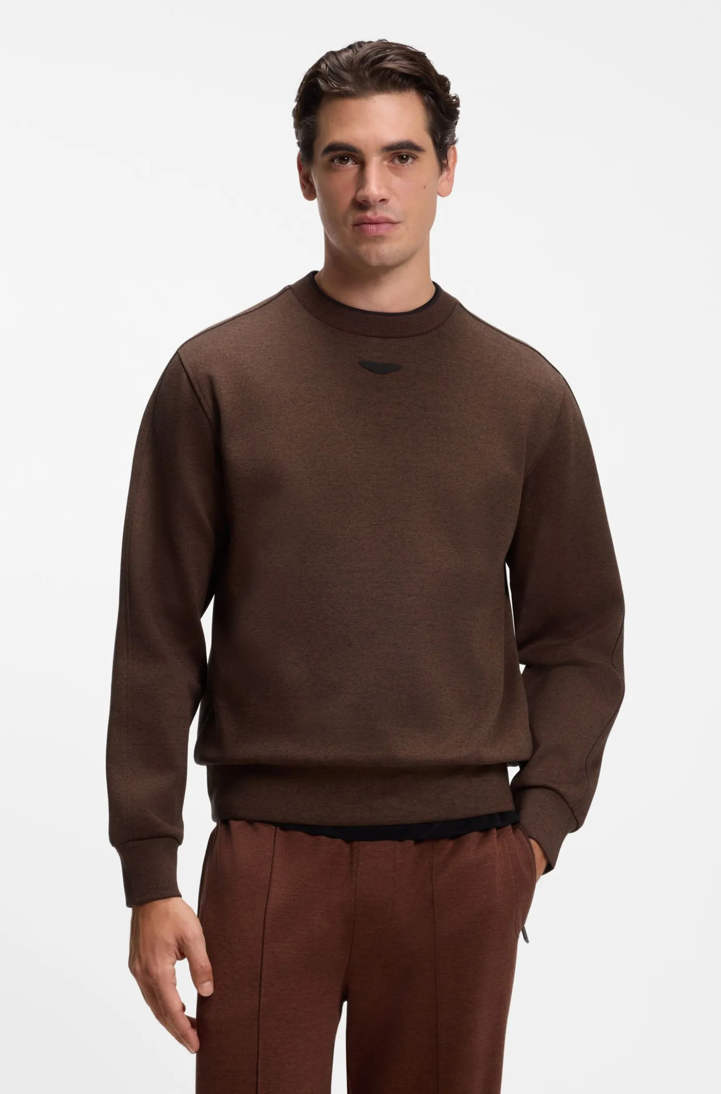 BOSS x ASTON MARTIN Sweatshirt aus Baumwolle