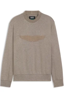 BOSS x ASTON MARTIN Sweatshirt mit Flügel-Detail