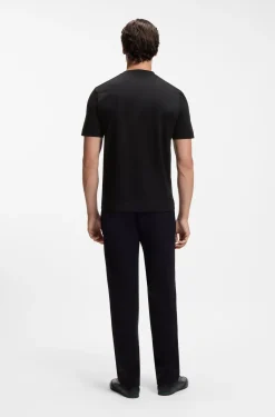 BOSS x ASTON MARTIN T-Shirt aus Baumwolle mit Auto-Grafik