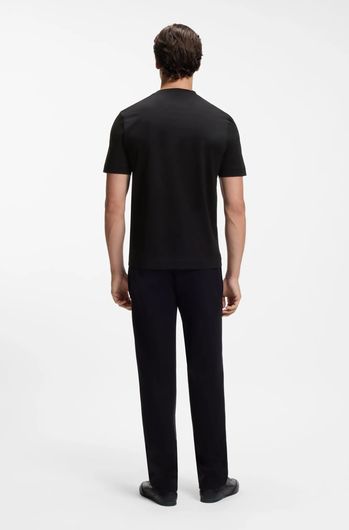 BOSS x ASTON MARTIN T-Shirt aus Baumwolle mit Auto-Grafik