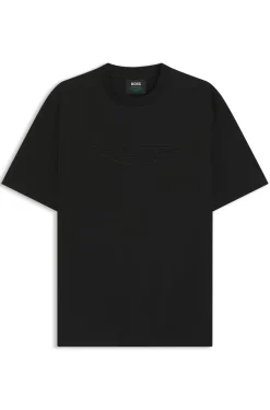 BOSS x ASTON MARTIN T-Shirt aus merzerisierter Baumwolle