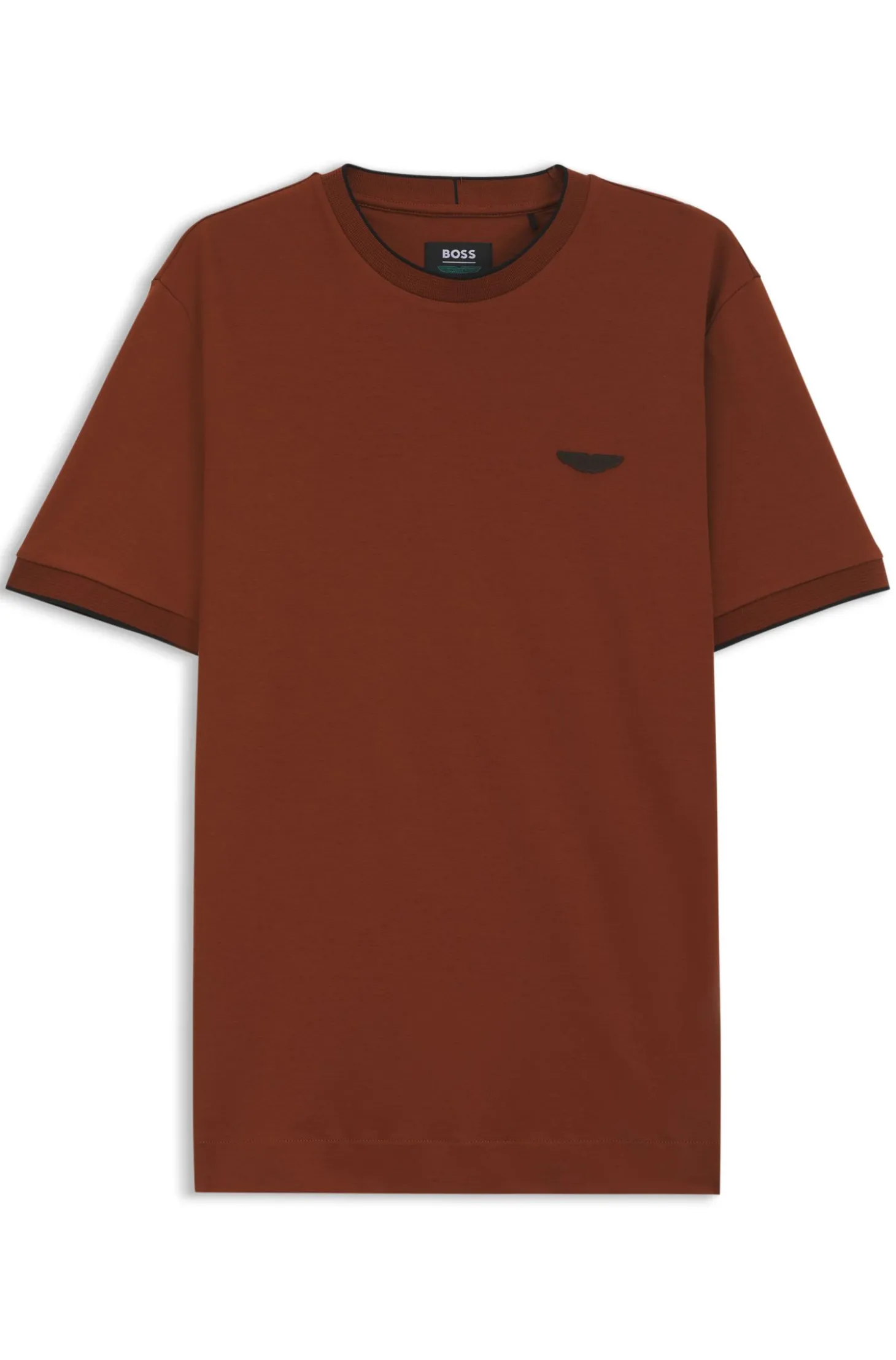 BOSS x ASTON MARTIN T-Shirt aus merzerisierter Baumwolle