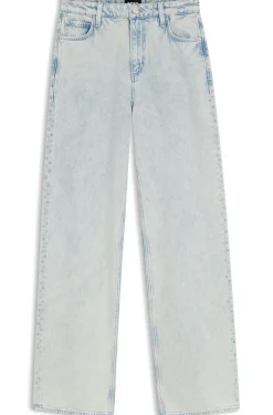 Boyfriend-Fit Jeans aus besonders softem hellblauem Denim