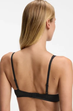 Bralette aus super softer Spitze mit goldener Plakette