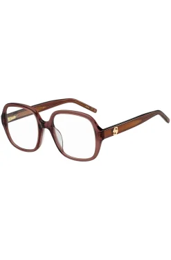 Brillenfassung aus braunem Acetat mit Double-B-Monogramm
