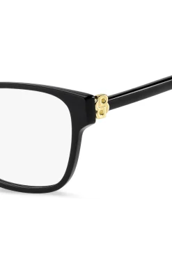 Brillenfassung aus schwarzem Acetat mit Double-B-Monogramm