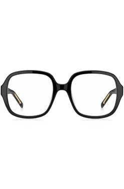 Brillenfassung aus schwarzem Acetat mit Double-B-Monogramm
