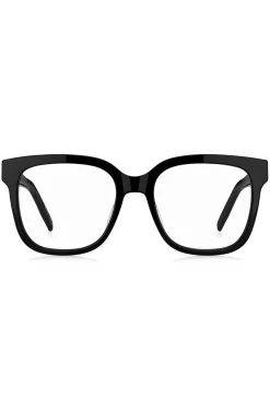 Brillenfassung aus schwarzem Acetat mit Double-B-Monogramm