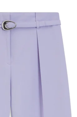 Bundfaltenhose mit Gürtel