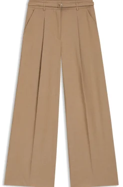 Bundfaltenhose mit Gürtel