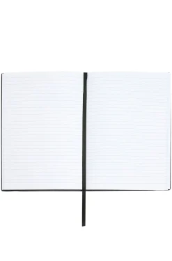 Camelfarbenes DIN-A5-Notizbuch mit Monogramm-Muster