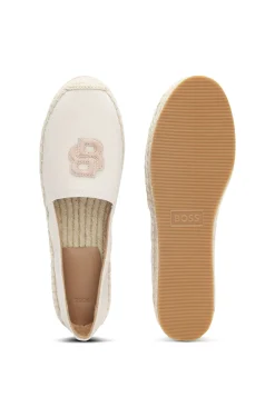 Canvas-Espadrilles mit Double-B-Monogramm