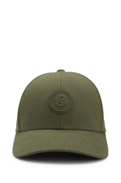 Cap aus Baumwoll-Canvas mit Double-B-Monogramm-Badge