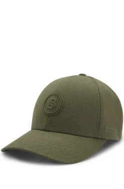 Cap aus Baumwoll-Canvas mit Double-B-Monogramm-Badge