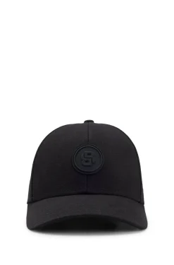 Cap aus Baumwoll-Canvas mit Double-B-Monogramm-Badge