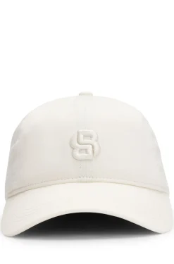 Cap aus Baumwolle mit aufgesticktem Double-B-Monogramm