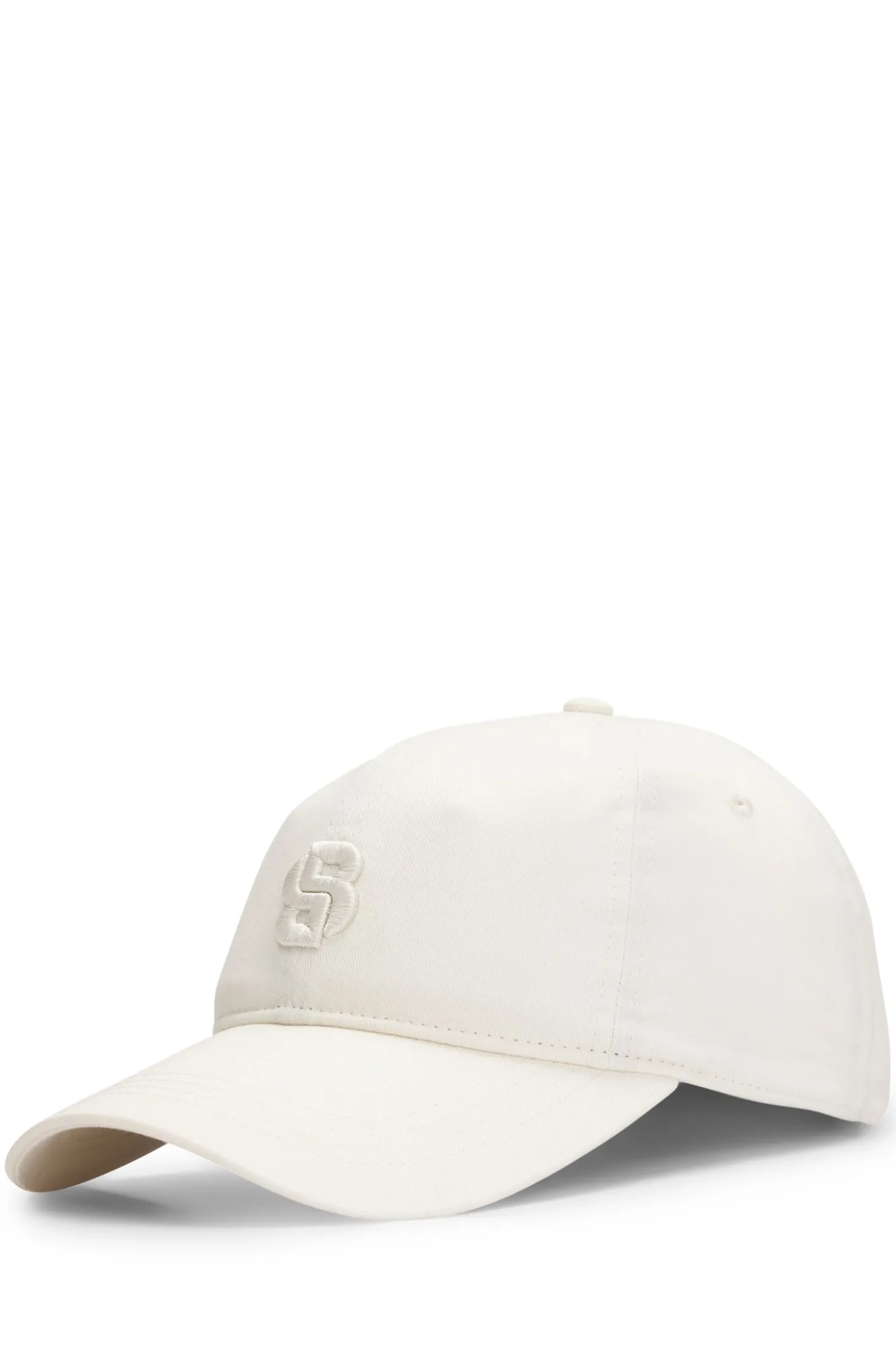 Cap aus Baumwolle mit aufgesticktem Double-B-Monogramm