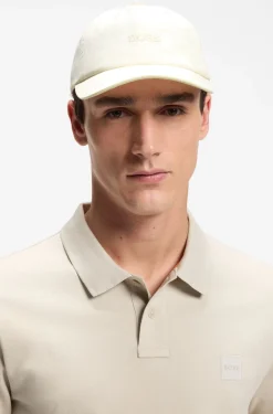 Cap aus Baumwoll-Twill mit Logo-Stickerei