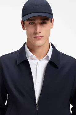Cap aus Baumwoll-Twill mit Logo-Stickerei