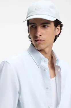 Cap aus Baumwoll-Twill mit Logo-Stickerei