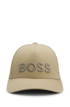 Cap aus Baumwoll-Twill mit Logo-Stickerei