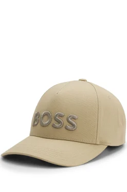 Cap aus Baumwoll-Twill mit Logo-Stickerei