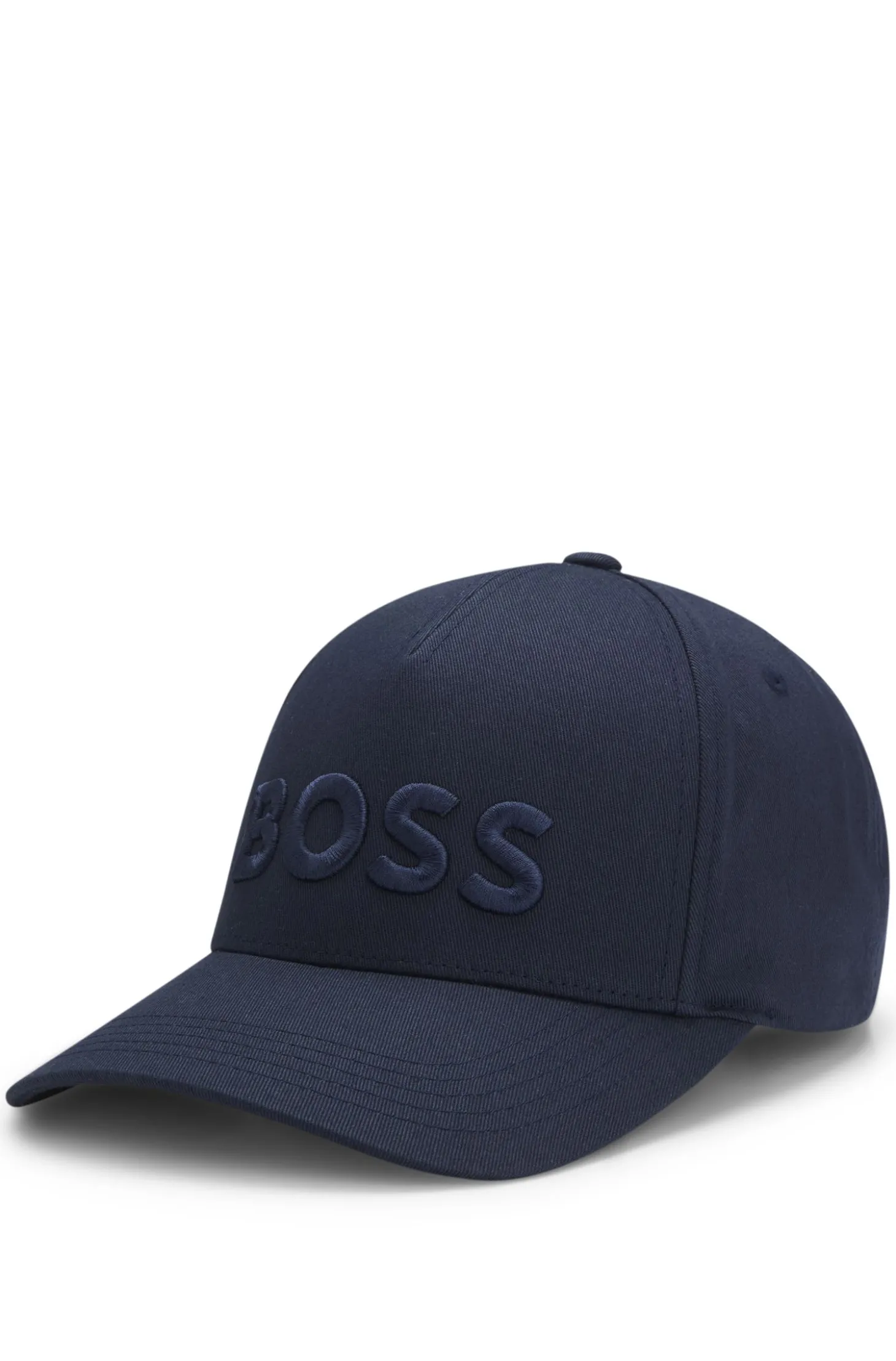 Cap aus Baumwoll-Twill mit Logo-Stickerei