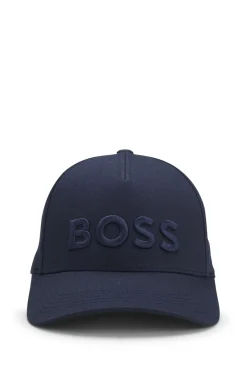 Cap aus Baumwoll-Twill mit Logo-Stickerei
