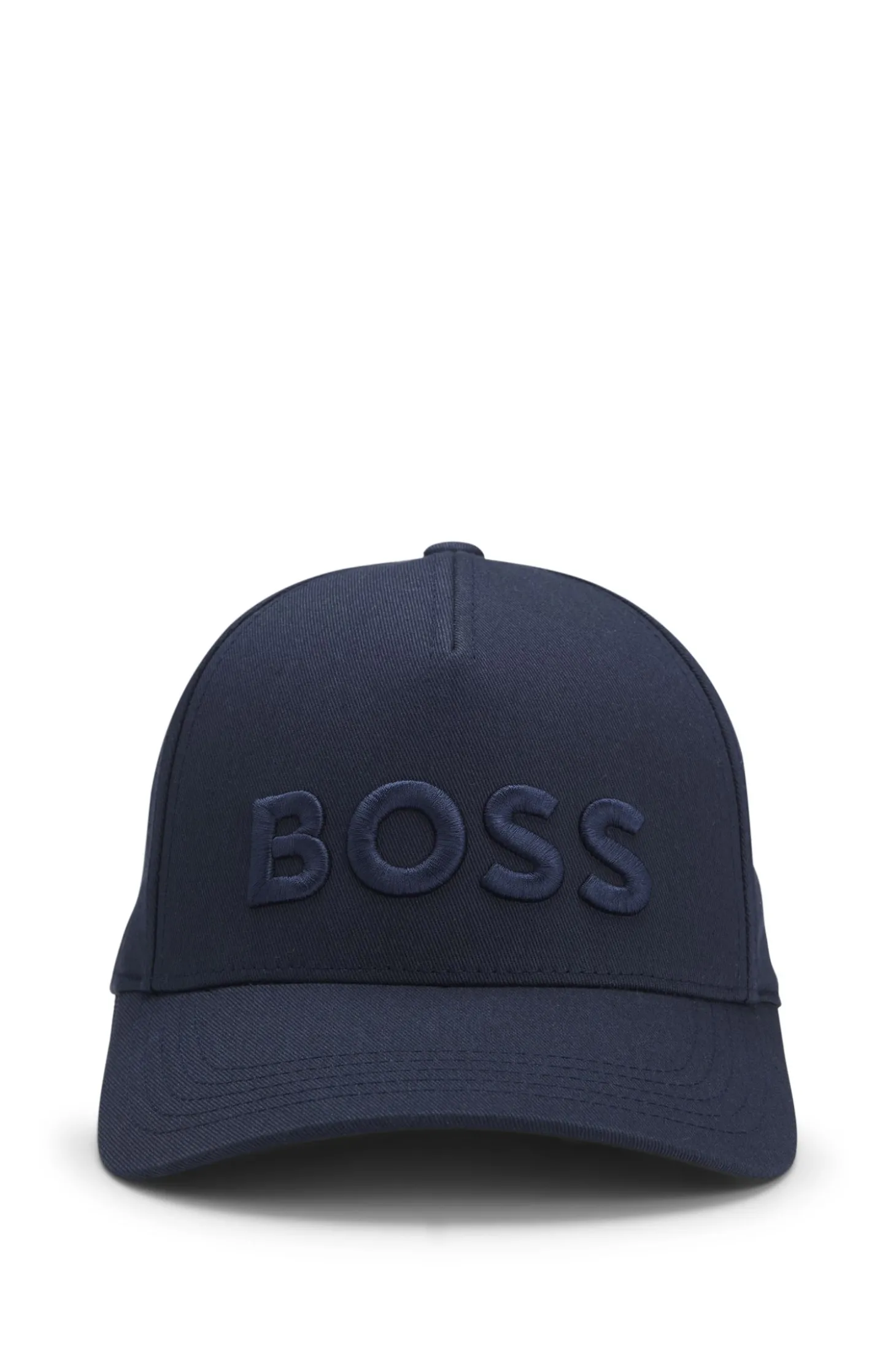 Cap aus Baumwoll-Twill mit Logo-Stickerei