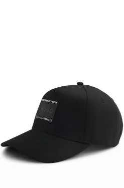 Cap aus Baumwoll-Twill mit Logo-Aufnäher