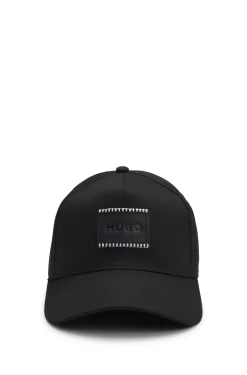 Cap aus Baumwoll-Twill mit Logo-Aufnäher