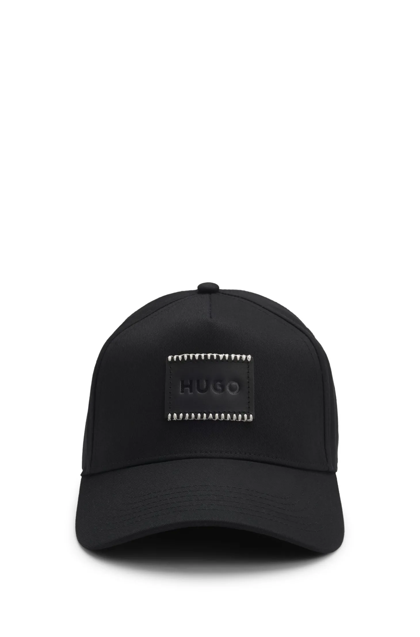 Cap aus Baumwoll-Twill mit Logo-Aufnäher