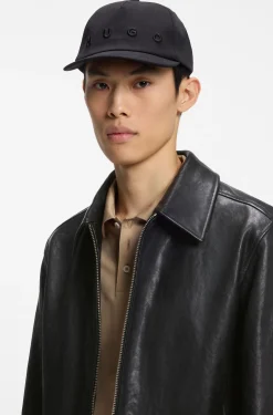 Cap aus Baumwoll-Twill mit Logo-Stickerei