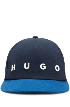 Cap aus Baumwoll-Twill mit Logo-Stickerei