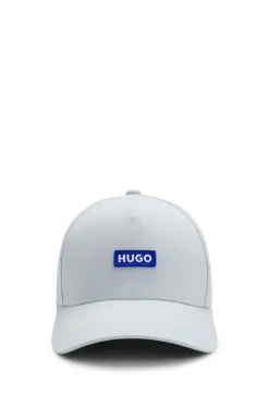Cap aus Baumwoll-Twill mit Logo-Aufnäher