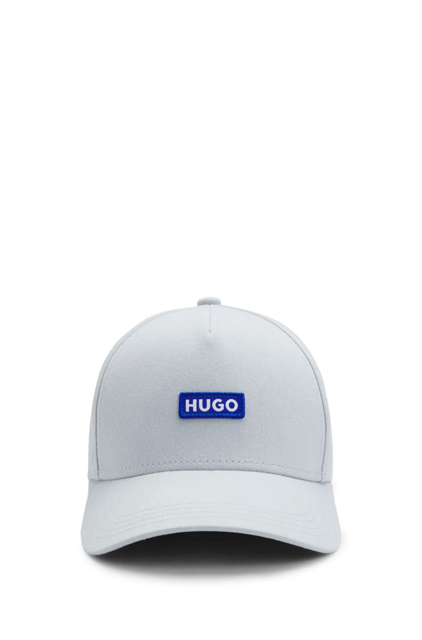 Cap aus Baumwoll-Twill mit Logo-Aufnäher