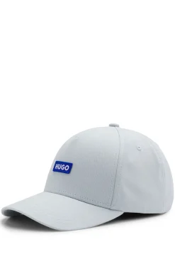 Cap aus Baumwoll-Twill mit Logo-Aufnäher