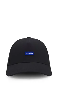 Cap aus Baumwoll-Twill mit Logo-Aufnäher